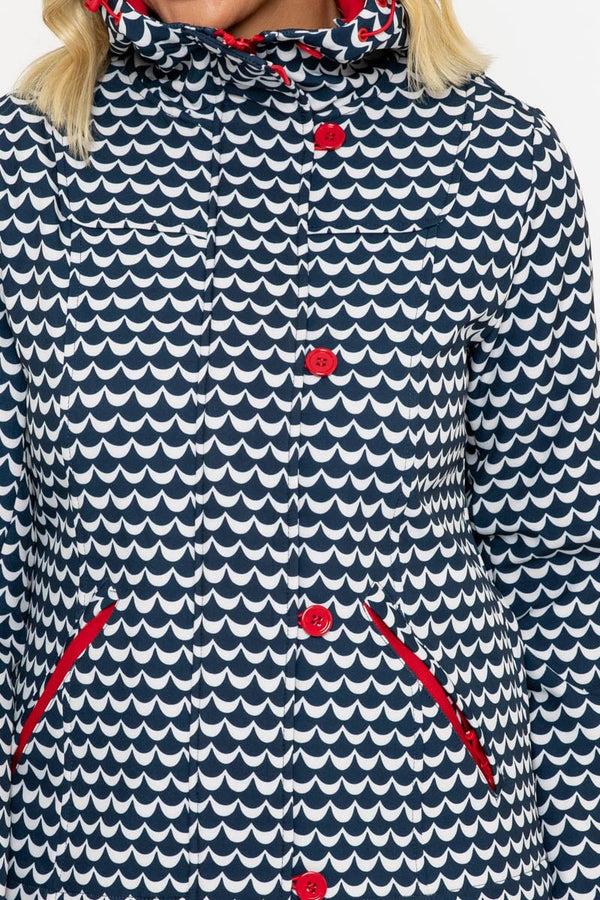 Carraig Donn Navy Printed Bonded Jacket