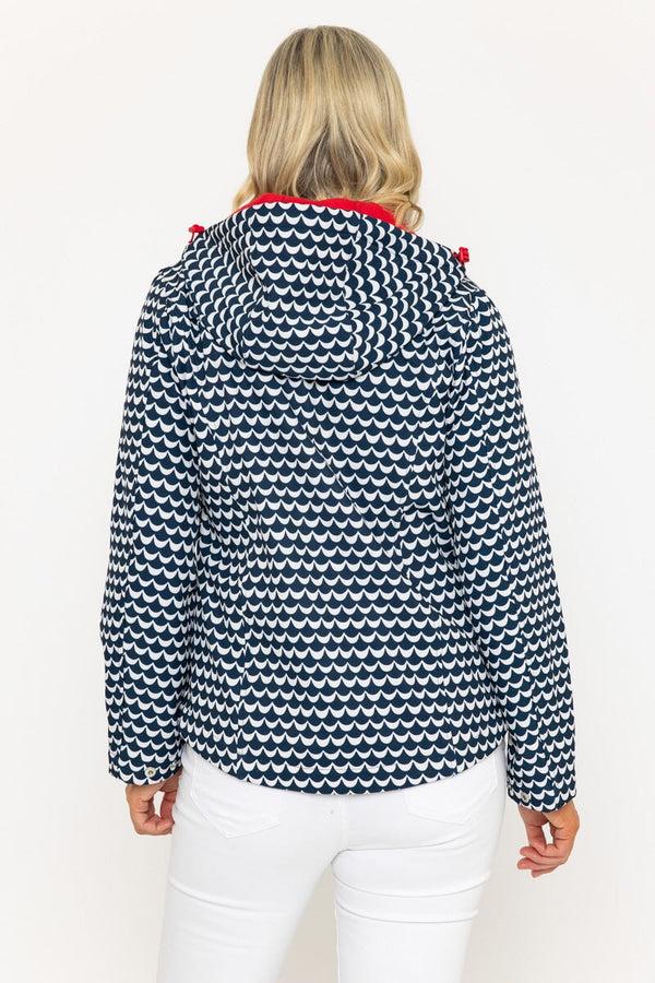 Carraig Donn Navy Printed Bonded Jacket