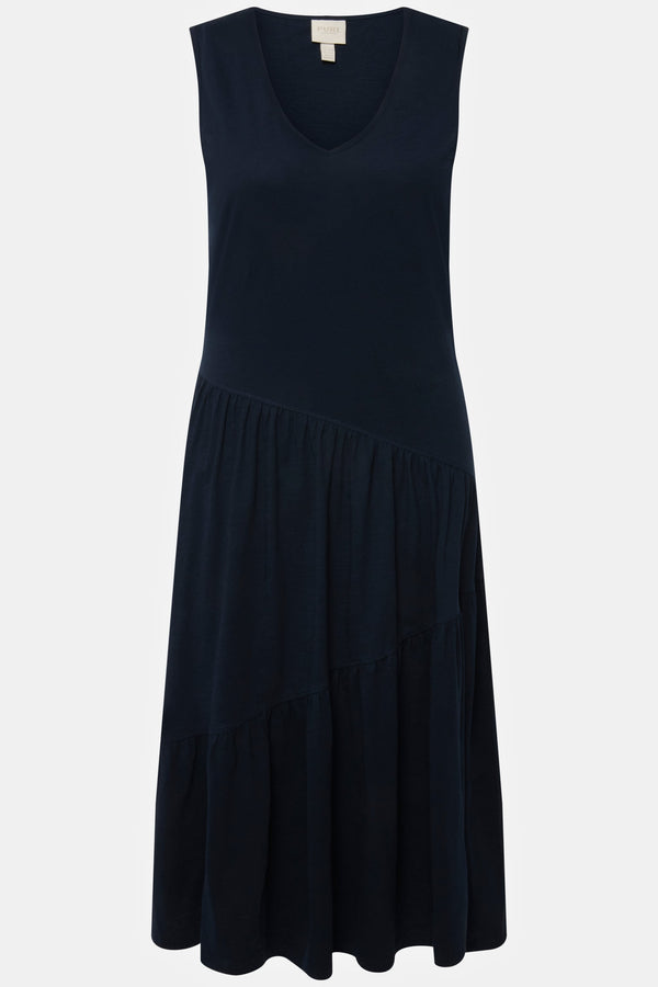 Carraig Donn Navy Sleeveless Midi Dress