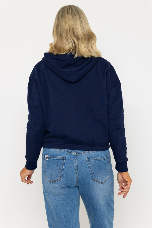 Carraig Donn Navy WEST QUAY Full Zip Hoodie