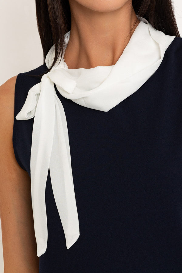 Carraig Donn Navy & White Olivia Mini Dress