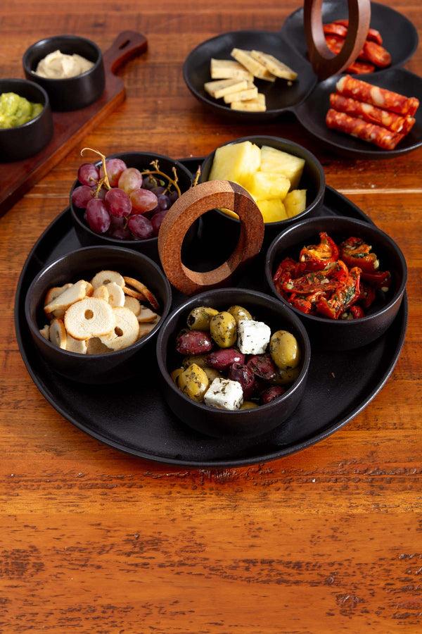 Carraig Donn Nero 5 Dish Server