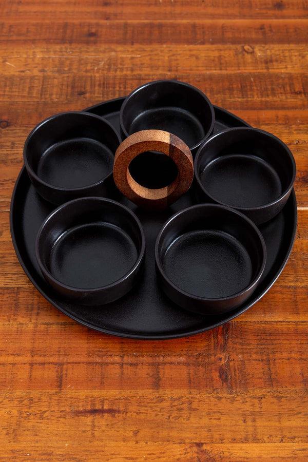 Carraig Donn Nero 5 Dish Server