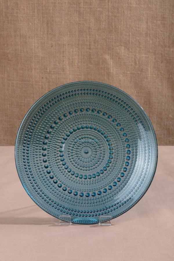 carraig donn Ocean Blue Glass Plate
