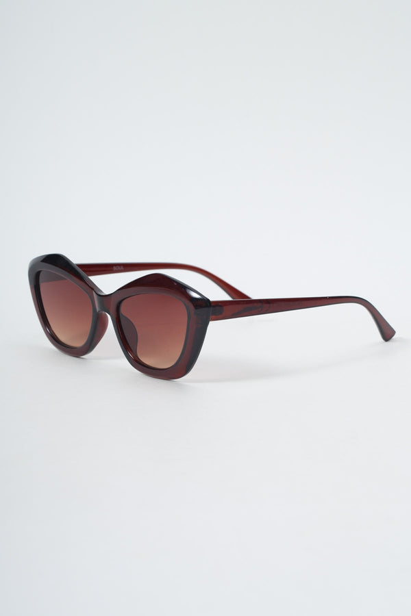 Carraig Donn Oval Frame Brown Sunglasses