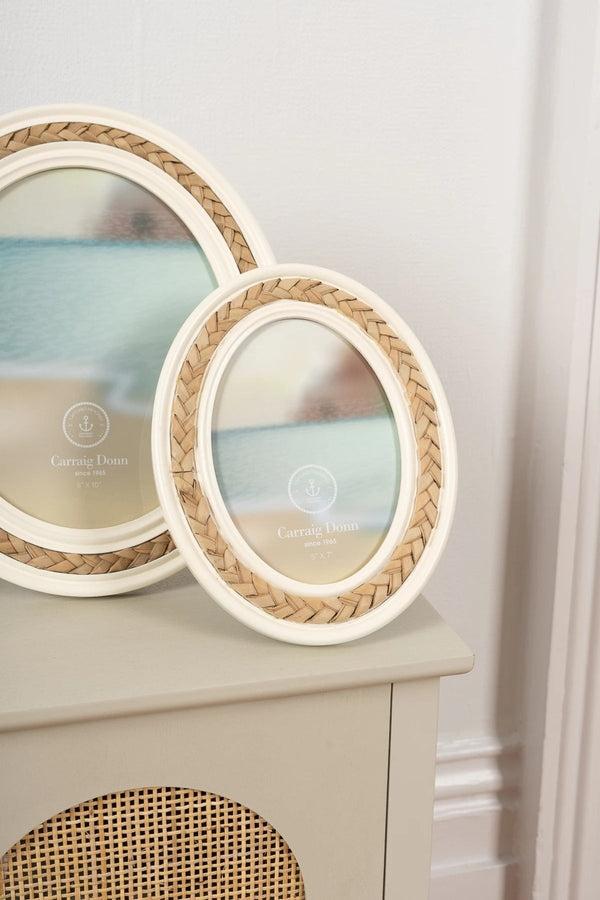 carraig donn Oval Rope Photo Frame 5x7inch