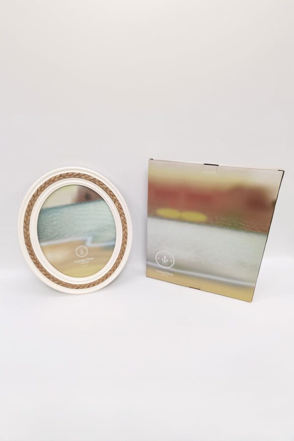 Carraig Donn Oval Rope Photo Frame 8x10inch