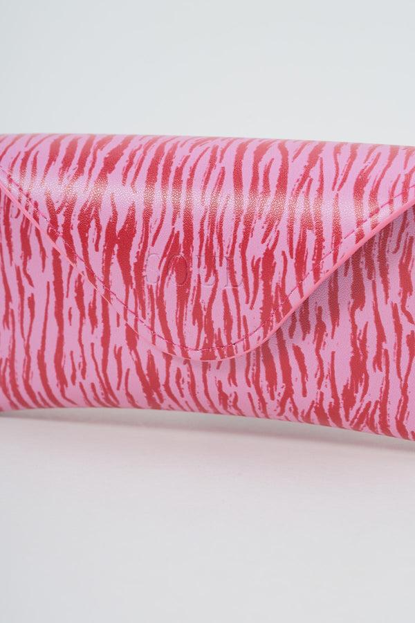 Carraig Donn Pink Animal Print Sunglasses Case