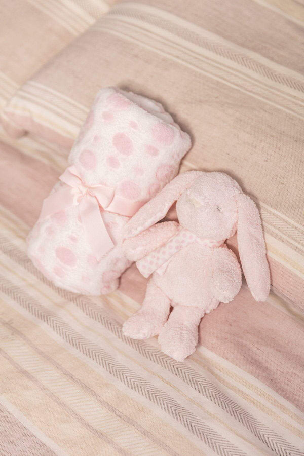 Carraig Donn Pink Bunny & Blanket Gift Set