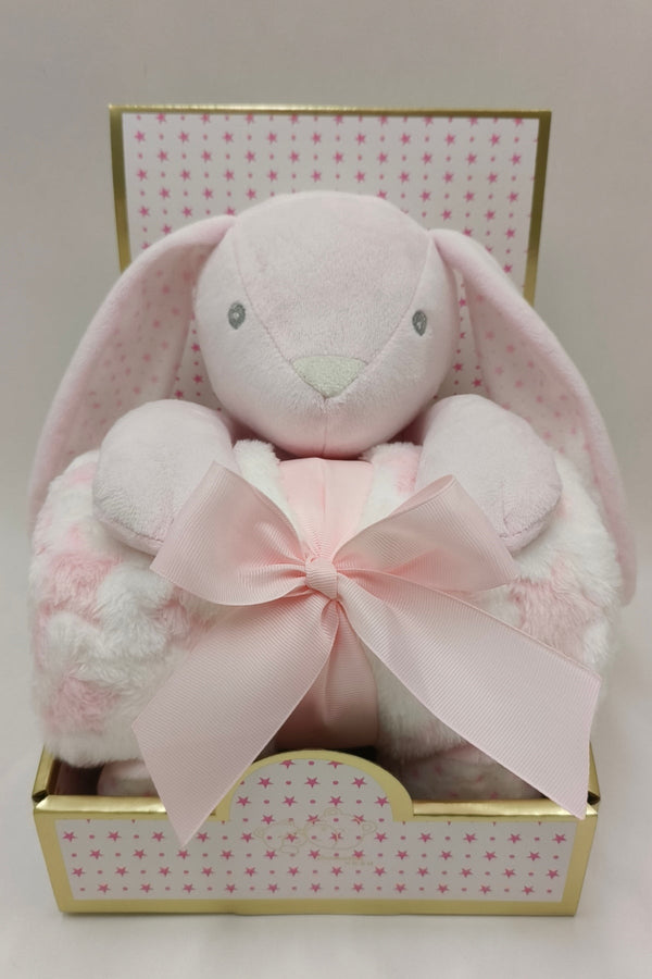 Carraig Donn Pink Bunny With Blanket