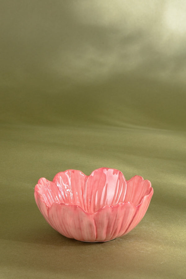 Carraig Donn Pink Flower Shaped Bowl