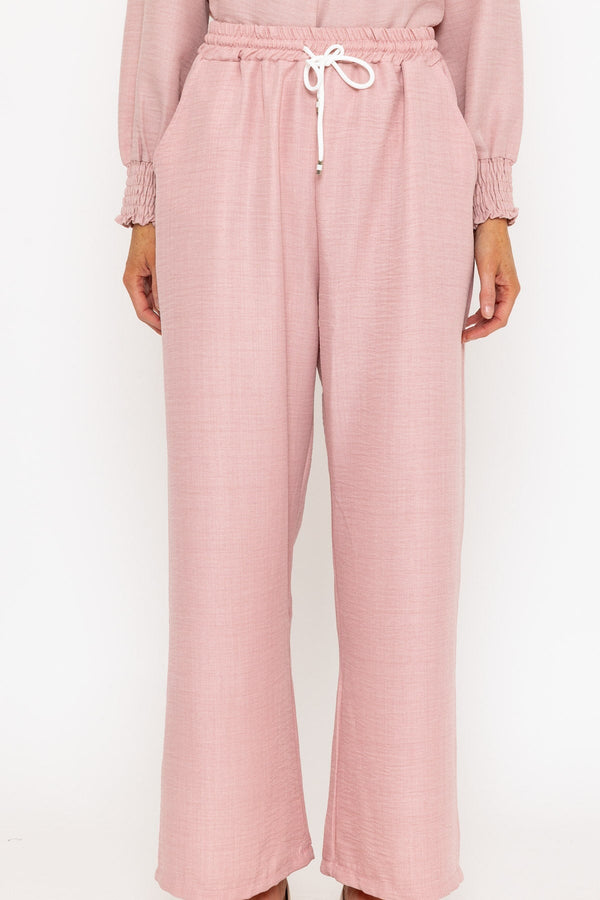Carraig Donn Pink Jogger Waist Trousers