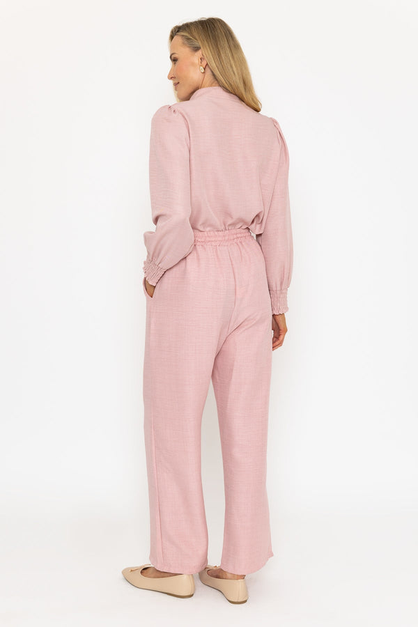 Carraig Donn Pink Jogger Waist Trousers