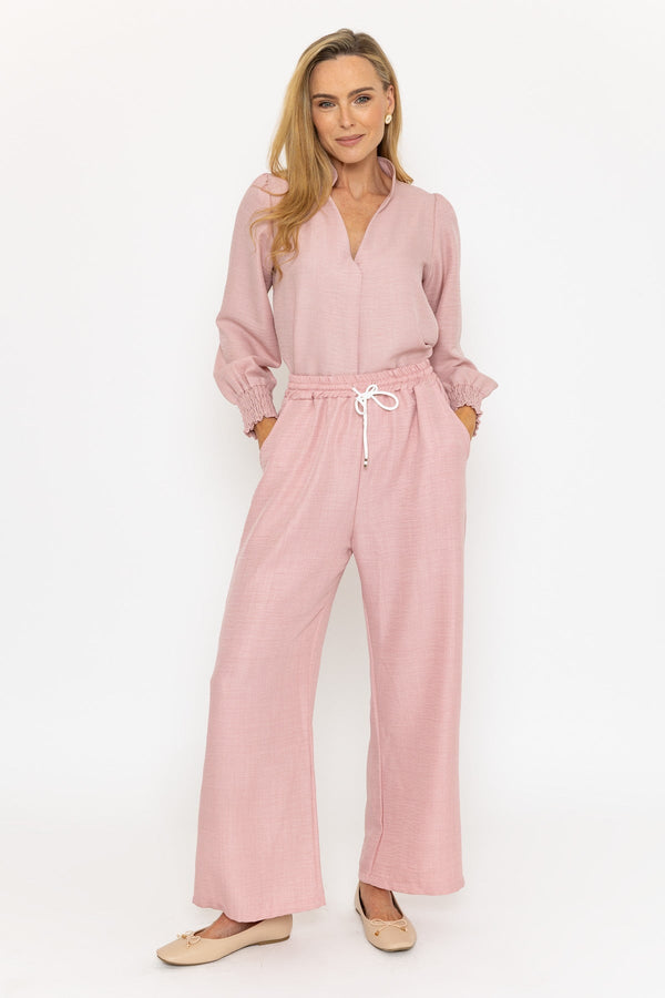 carraig donn Pink Jogger Waist Trousers
