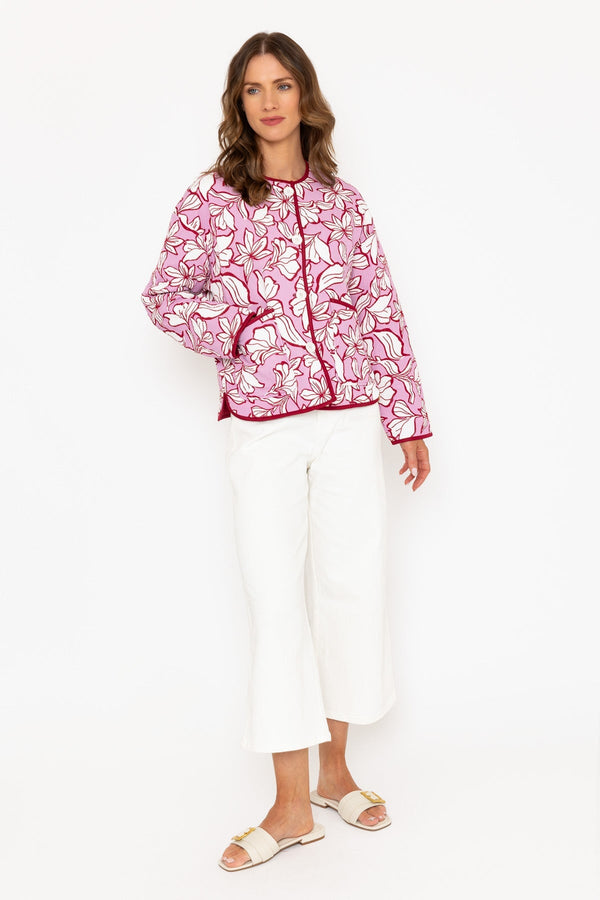 Carraig Donn Pink Lightweight Printed Jacket