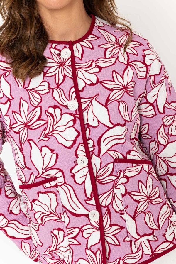 Carraig Donn Pink Lightweight Printed Jacket