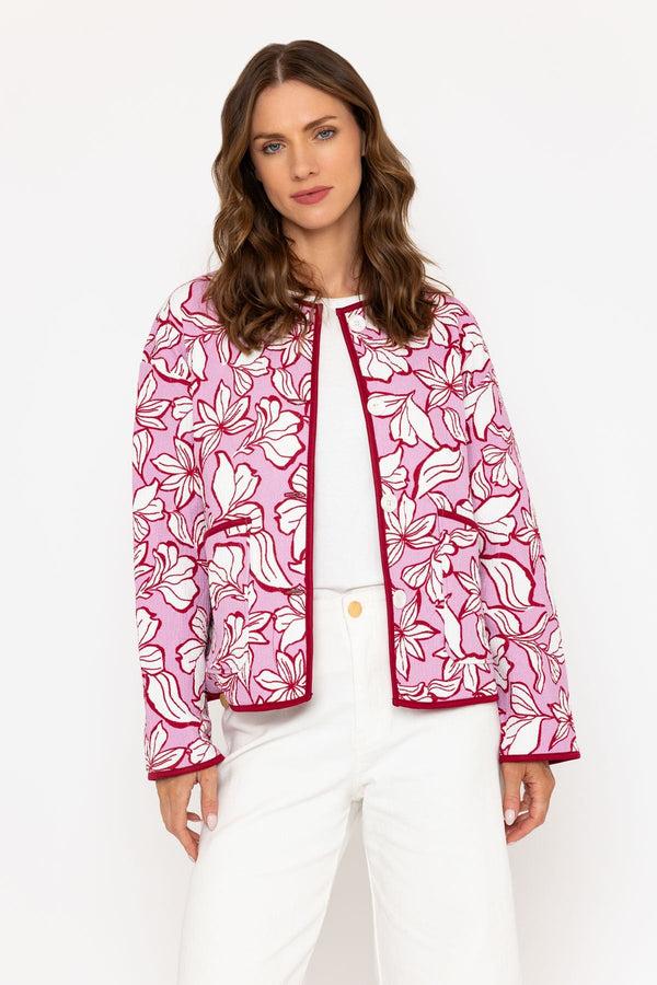 carraig donn Pink Lightweight Printed Jacket