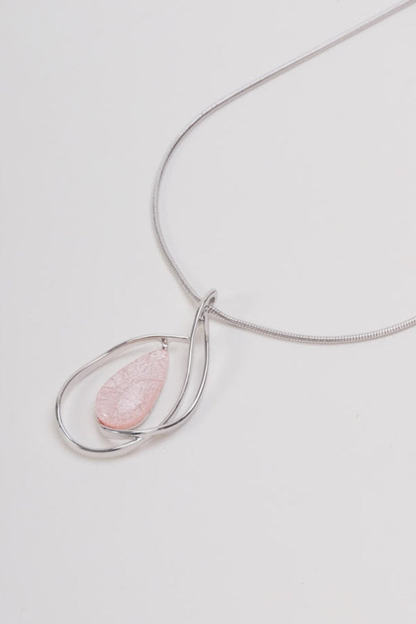 Carraig Donn Pink Marble Pendant Necklace