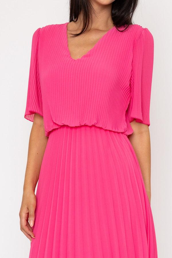 Carraig Donn Pink Michaela Midi Dress