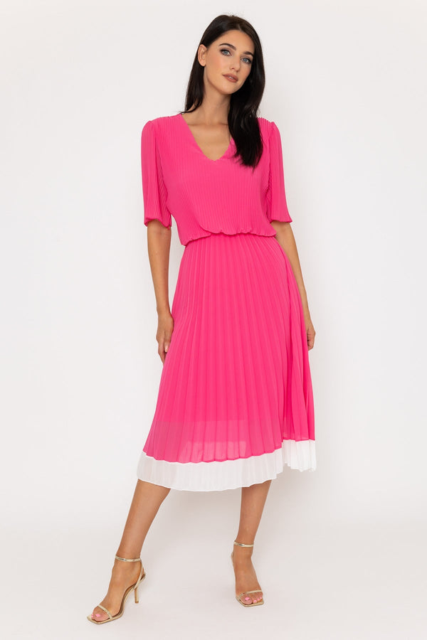 carraig donn Pink Michaela Midi Dress