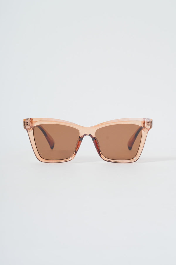 Carraig Donn Pink Transparent Frame Sunglasses