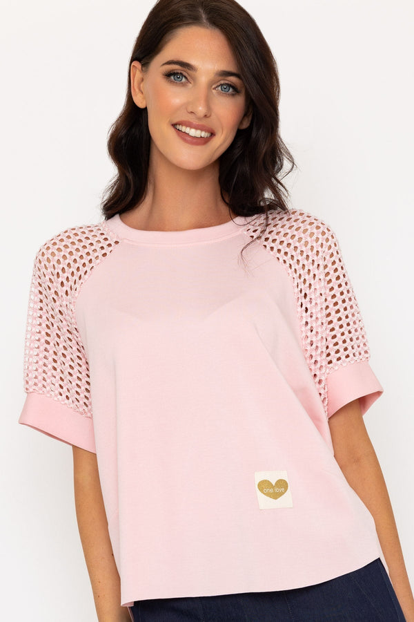 carraig donn Pink Viscose Blend T-Shirt