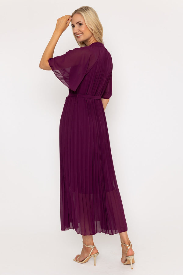 Carraig Donn Plum Purple Daria Midi Dress