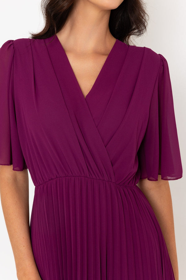 Carraig Donn Plum Purple Laura Midi Dress