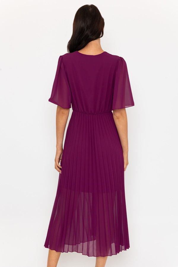 Carraig Donn Plum Purple Laura Midi Dress