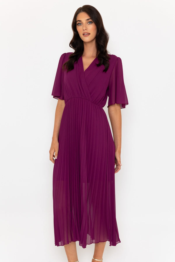 Carraig Donn Plum Purple Laura Midi Dress
