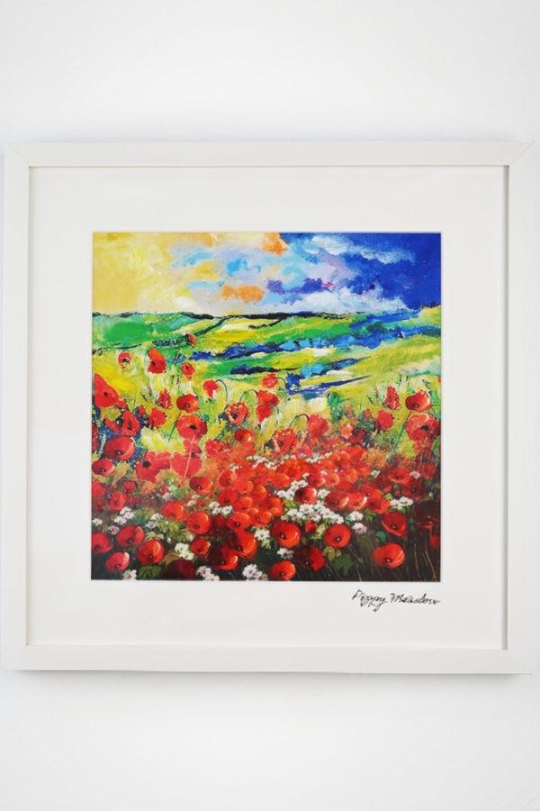 Carraig Donn Poppy Meadow Framed Wall Art
