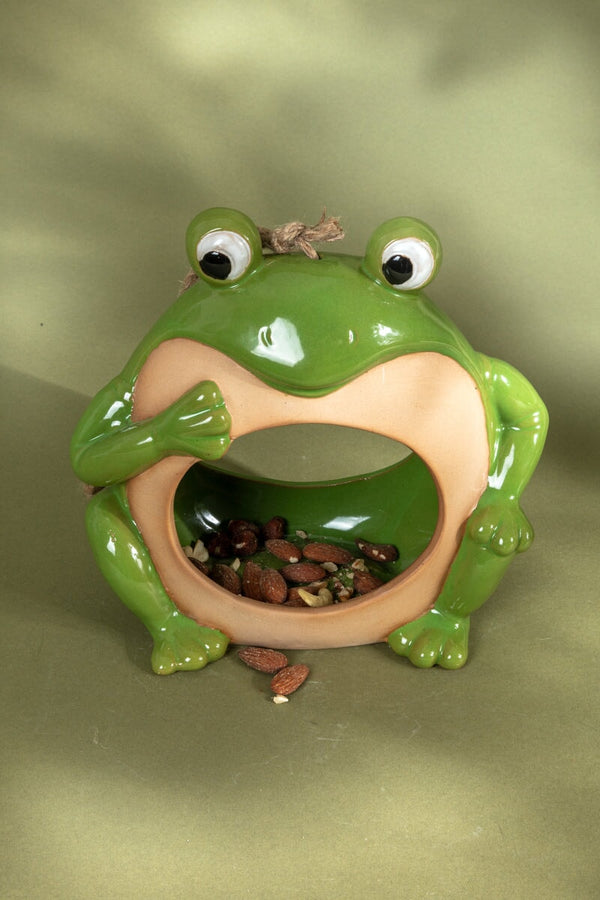 Carraig Donn Porcelain Frog Shaped Bird House