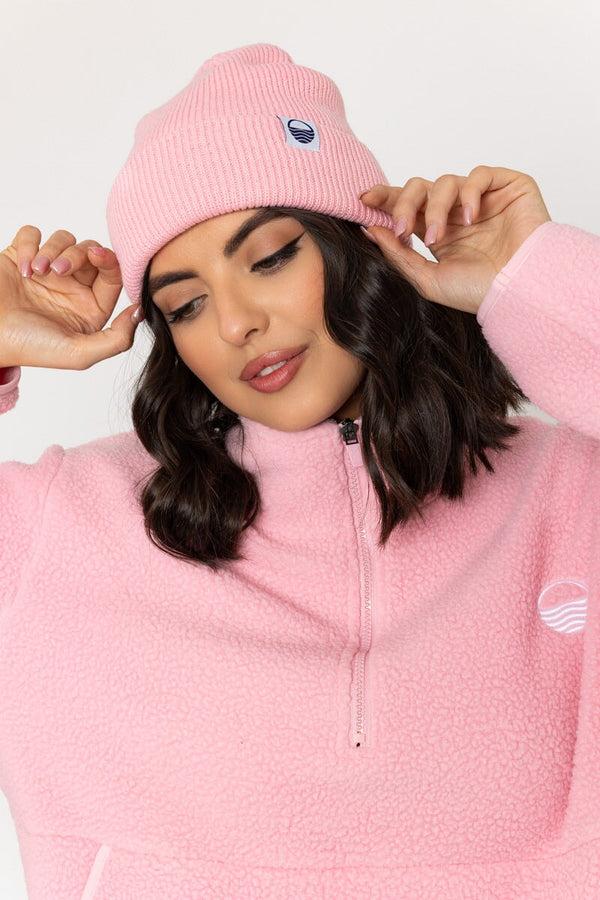 Carraig Donn Powder Pink Beanie Hat