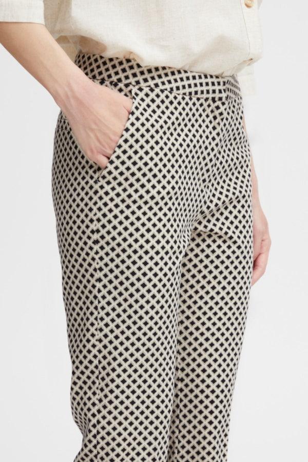 Carraig Donn Printed Cotton Trousers