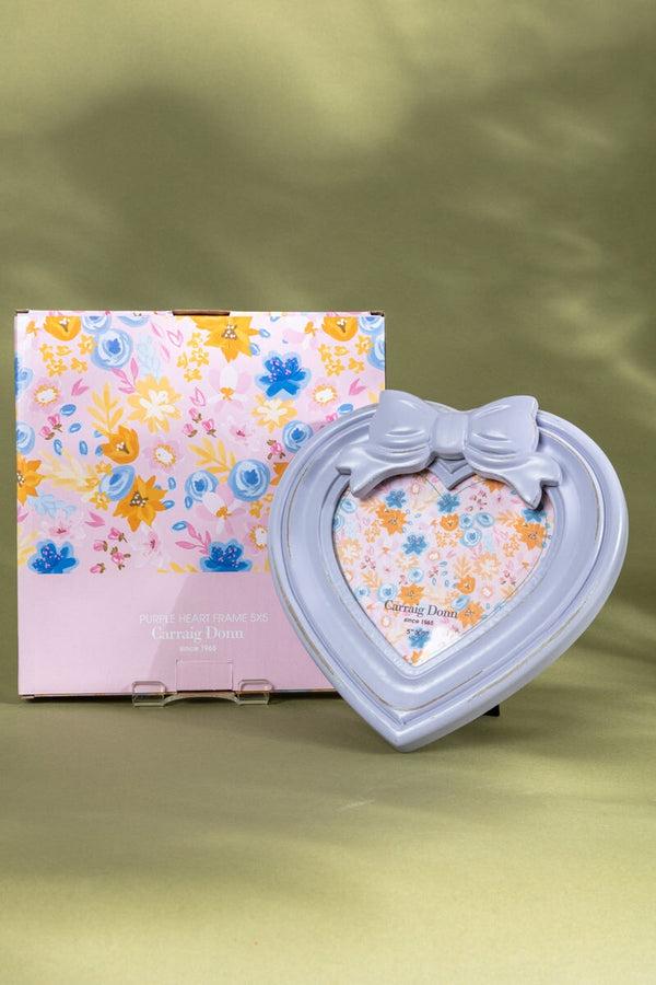 Carraig Donn Purple Heart Photo Frame 5x5inch