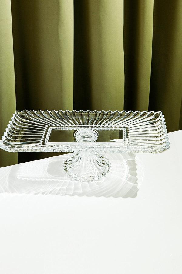 Carraig Donn Rectangular Footed Serving Plate
