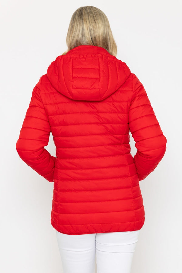 Carraig Donn Red Quilted Padded Jacket