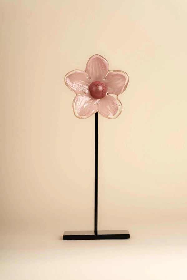 Carraig Donn Rhea Large Glass Flower