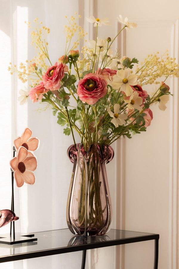 Carraig Donn Rhea Large Glass Flower