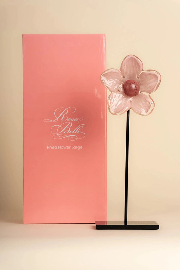 carraig donn Rhea Large Glass Flower