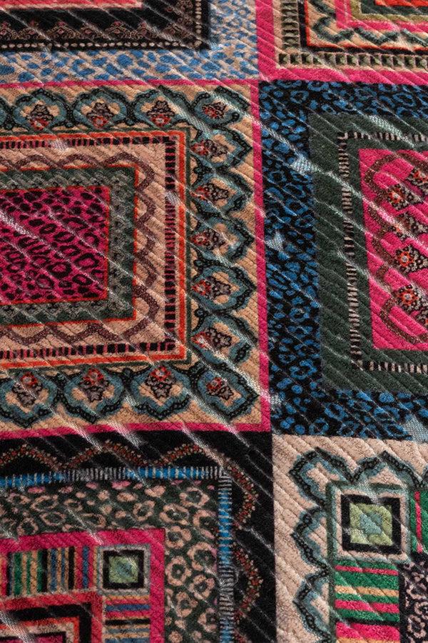 Carraig Donn Rio Pink Geo Square Cushion