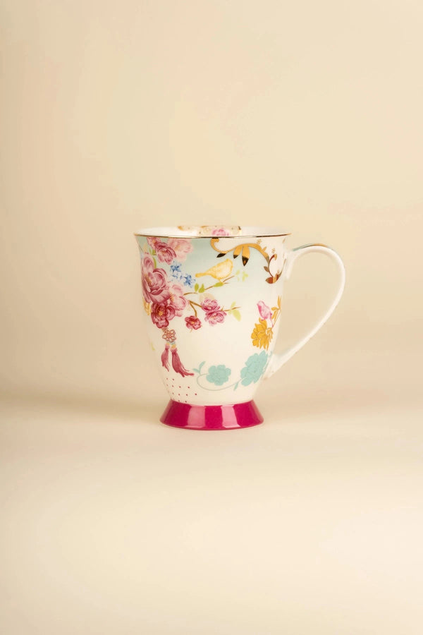 carraig donn Rosa Belle Blue Mug
