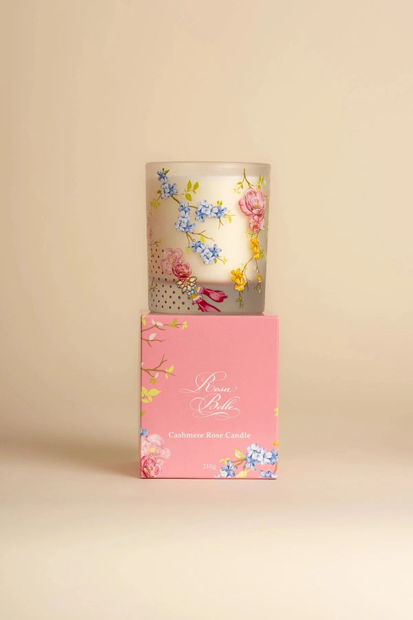 Carraig Donn Rosa Belle Candle Cashmere Rose