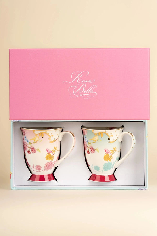 Carraig Donn Rosa Belle Set Of 2 Mugs
