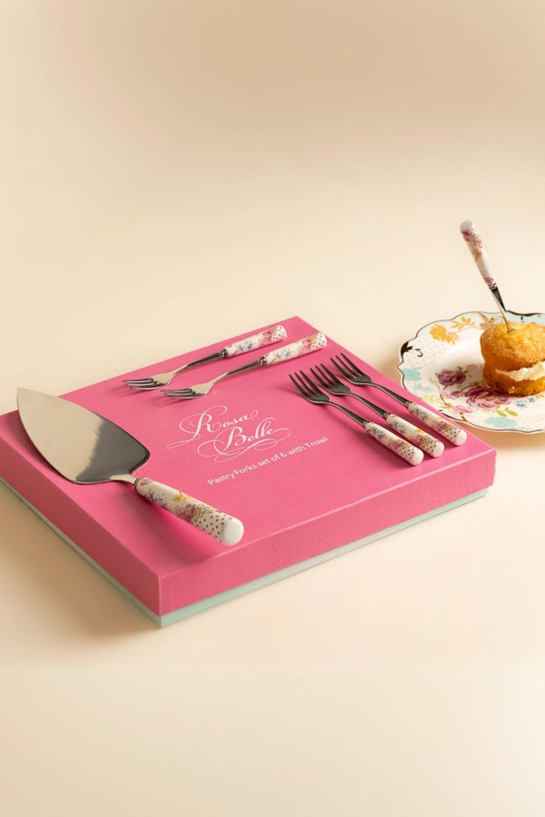 Carraig Donn Rosa Belle Set Of 6 Fork With A Trowl