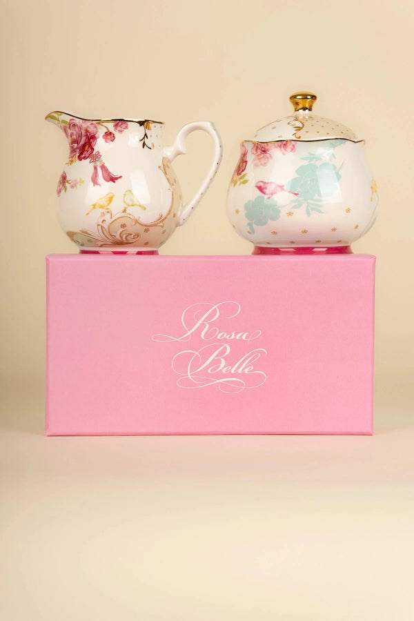 Carraig Donn Rosa Belle Sugar & Creamer Set