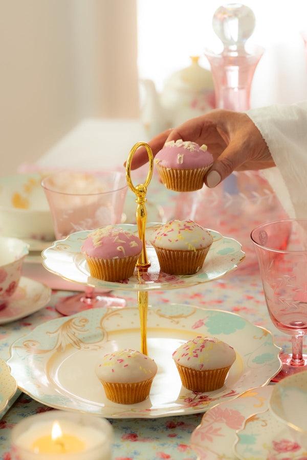 Carraig Donn Rosa Belle Two Tier Cake Plate