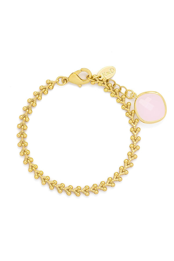 Carraig Donn Rose Water Opal Drop Bracelet