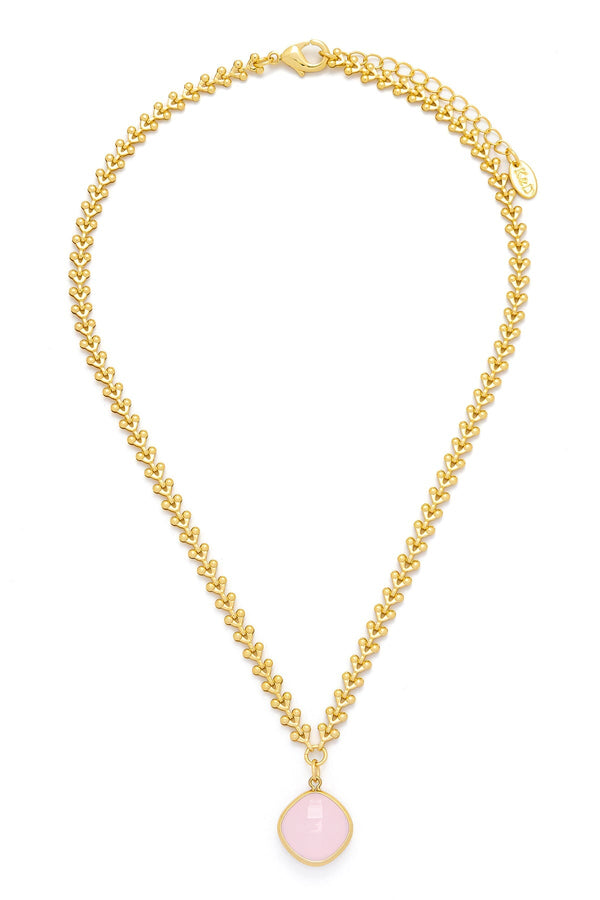 Carraig Donn Rose Water Opal Drop Necklace