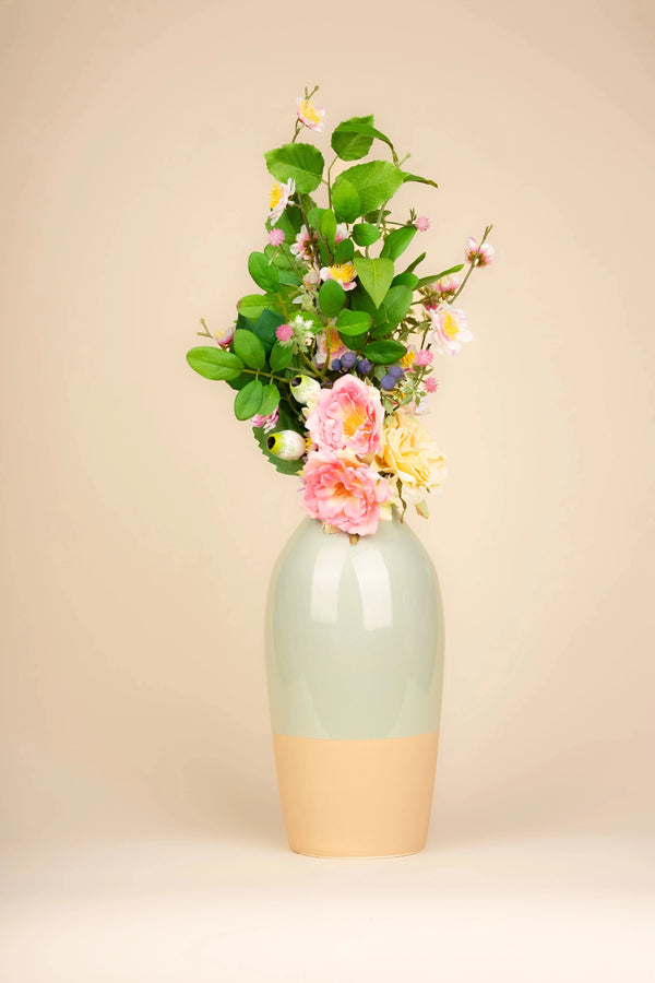 Carraig Donn Sage Green Decorative Vase